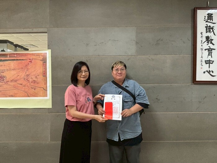 高等深耕計畫一、外籍生華語硬體書法比賽圖片